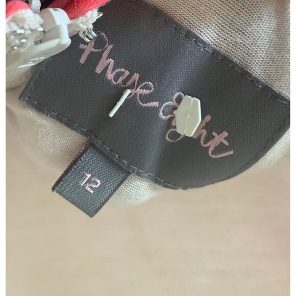 PHASE EIGHT Ivory Multicolor Floral Print Myrtle Sleeveless Cocktail Dress 12 - Picture 8 of 8